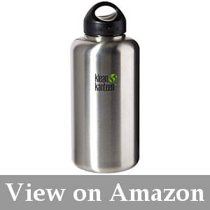 durable single wall stainless steel water bottle