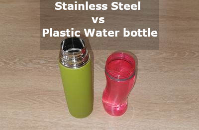 stainless steel vs plastic water bottle